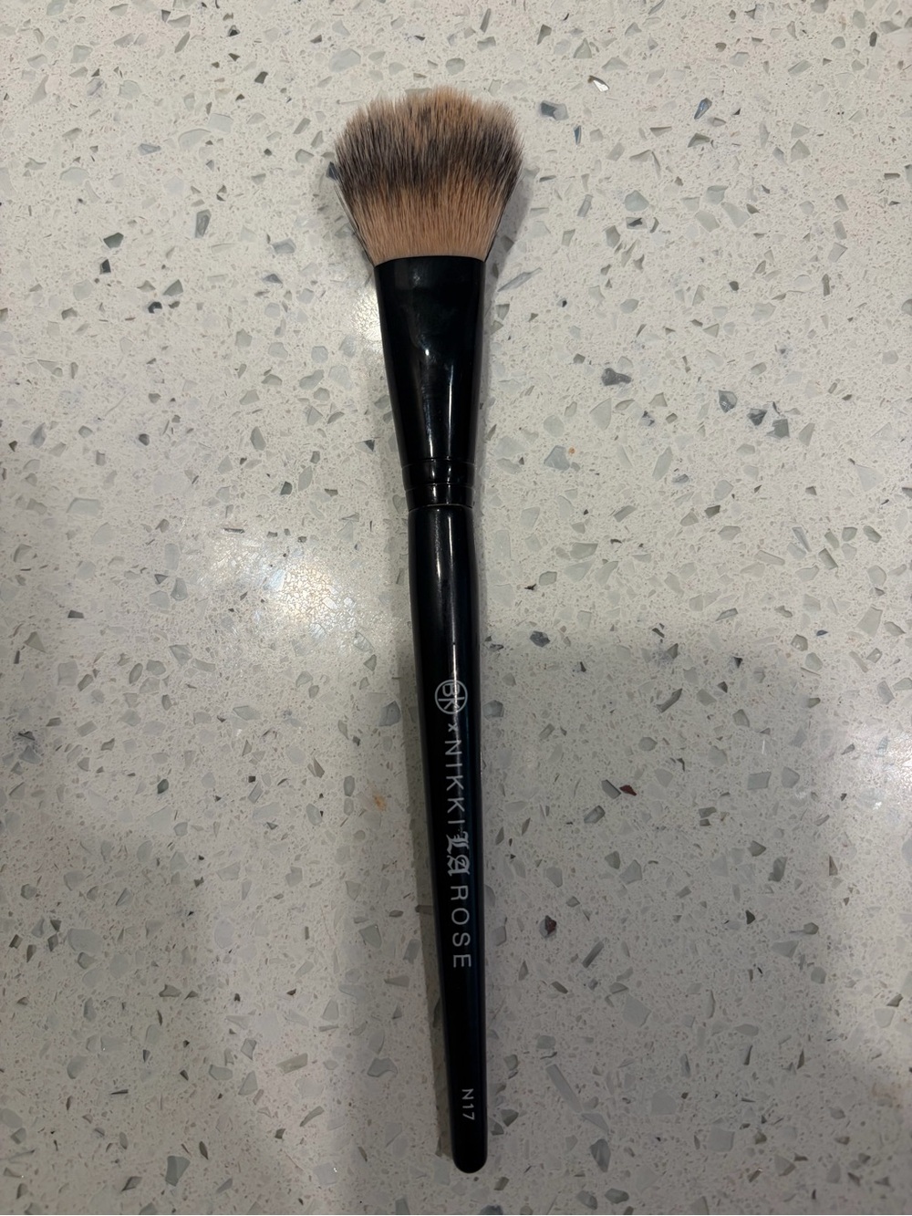BK Beauty rare dual sided Nikki Black Rose Brush. Powder or liquid. Like new.
